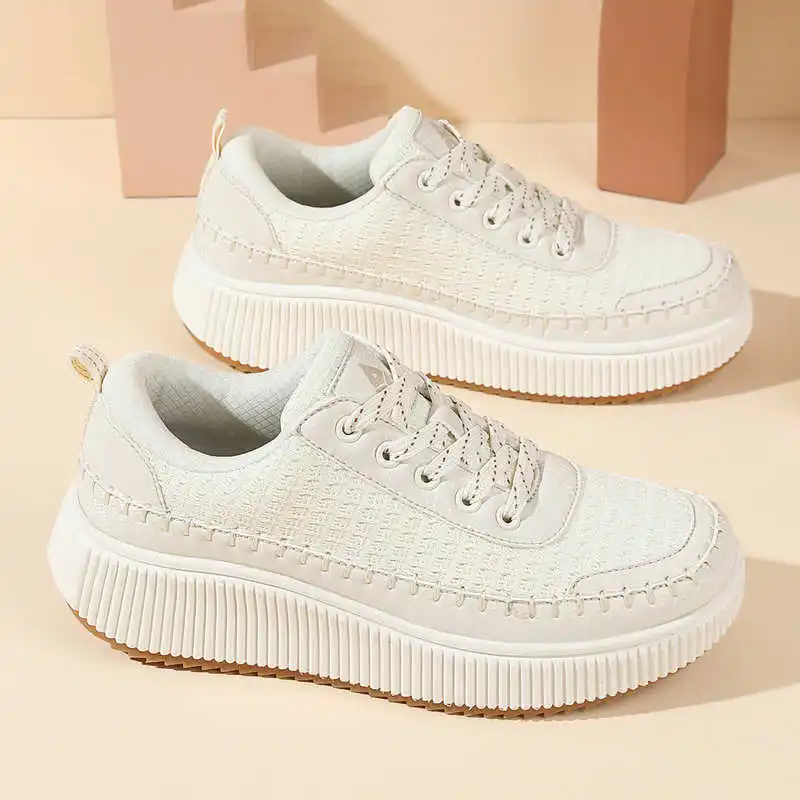 Men Formal Wear With Sneakers - Braune Schuhe für Damen, flache Schuhe,
