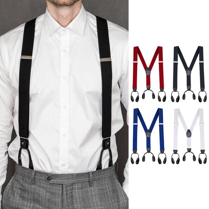 Men'S Formal Wear With Suspenders - Hosenträger für Erwachsene, strapazierfähig, für Herren,