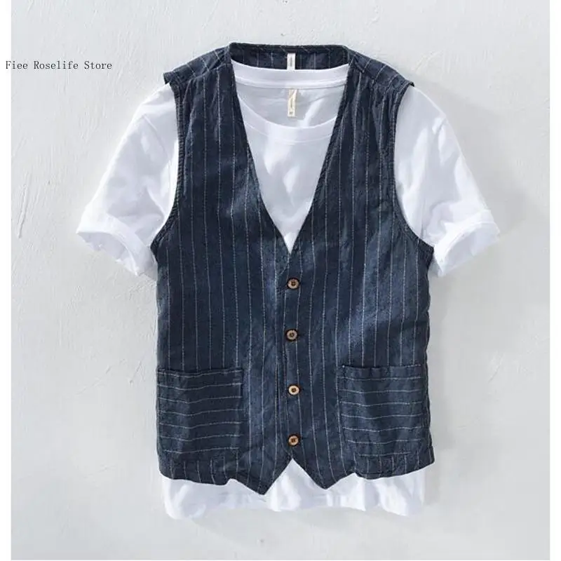 Britische Casual Leinenweste f – Men Linen Formal Wear Bewertung und Preis