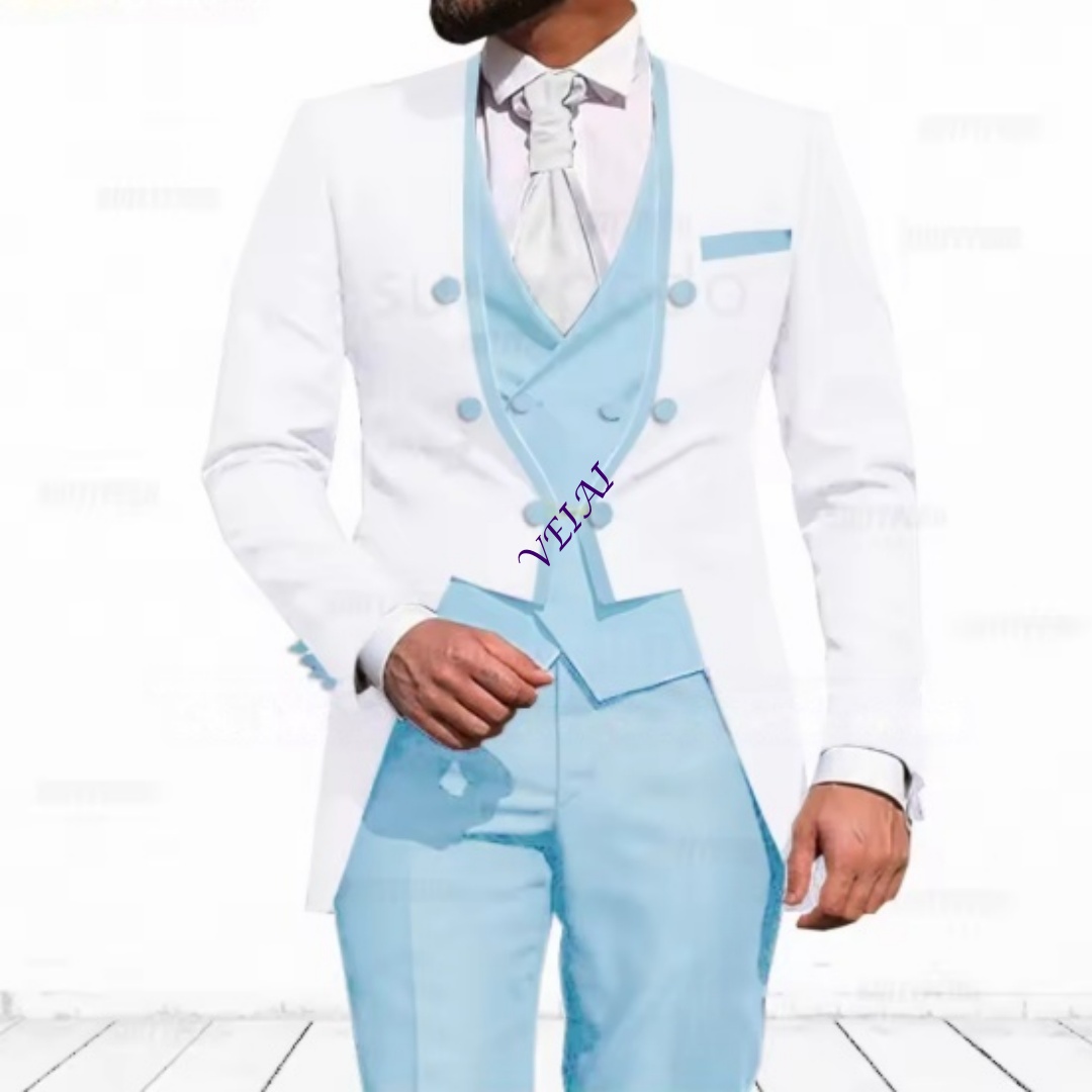 Maßgeschneiderter himmelblauer – Men'S Formal Evening Wear Bewertung und Preis