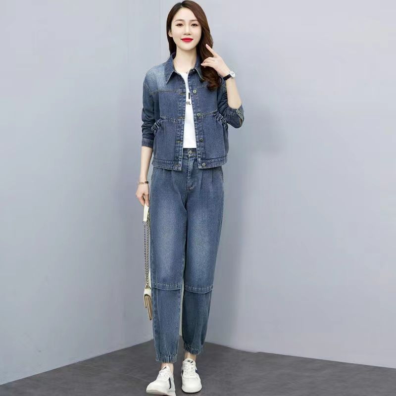 Frauen Denim Anzüge 2024 Neue  – Pocket Square Set Bewertung und Preis