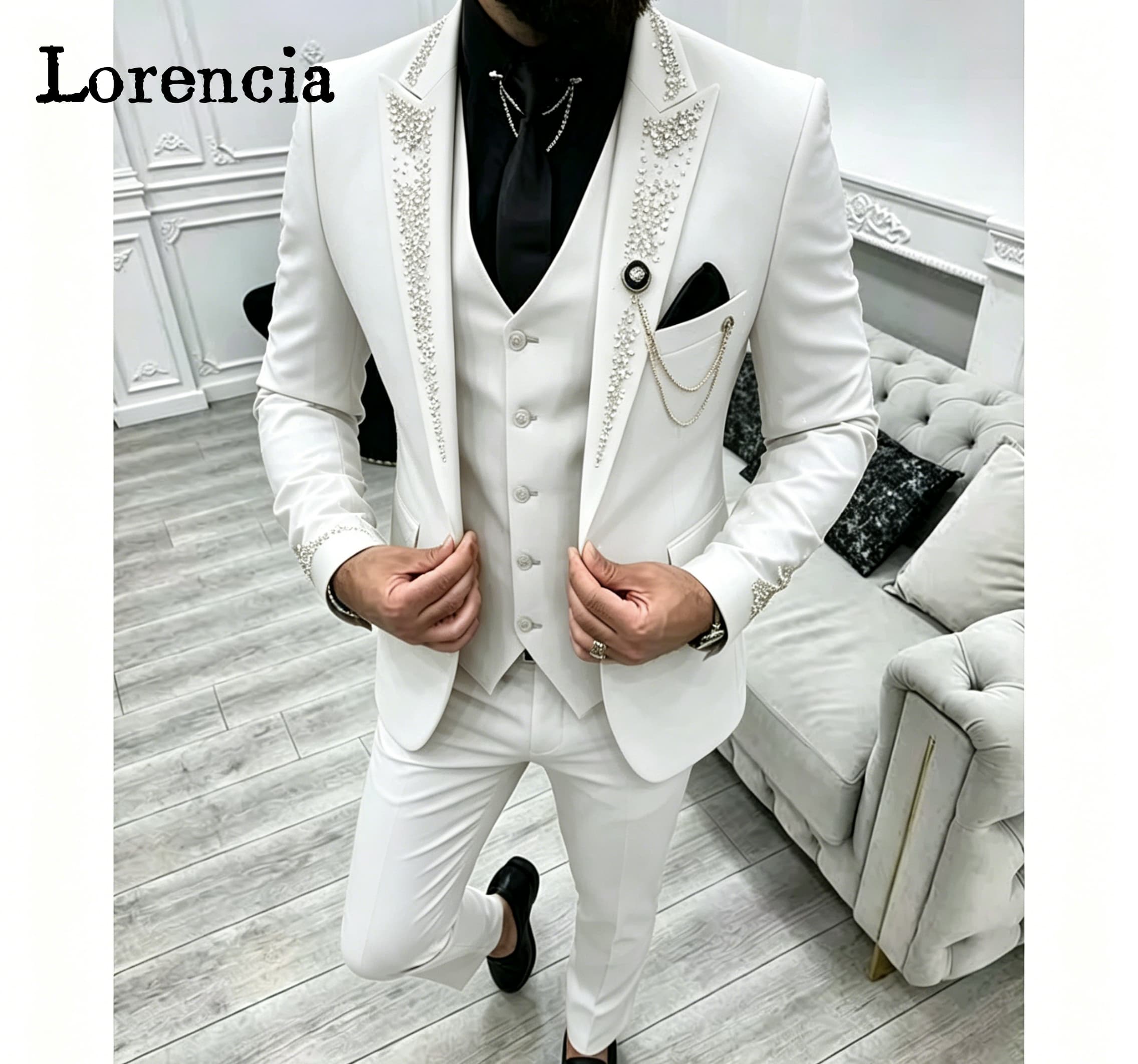 Luxuriöses 3-teiliges Herrenan – Men'S Formal Evening Wear Bewertung und Preis