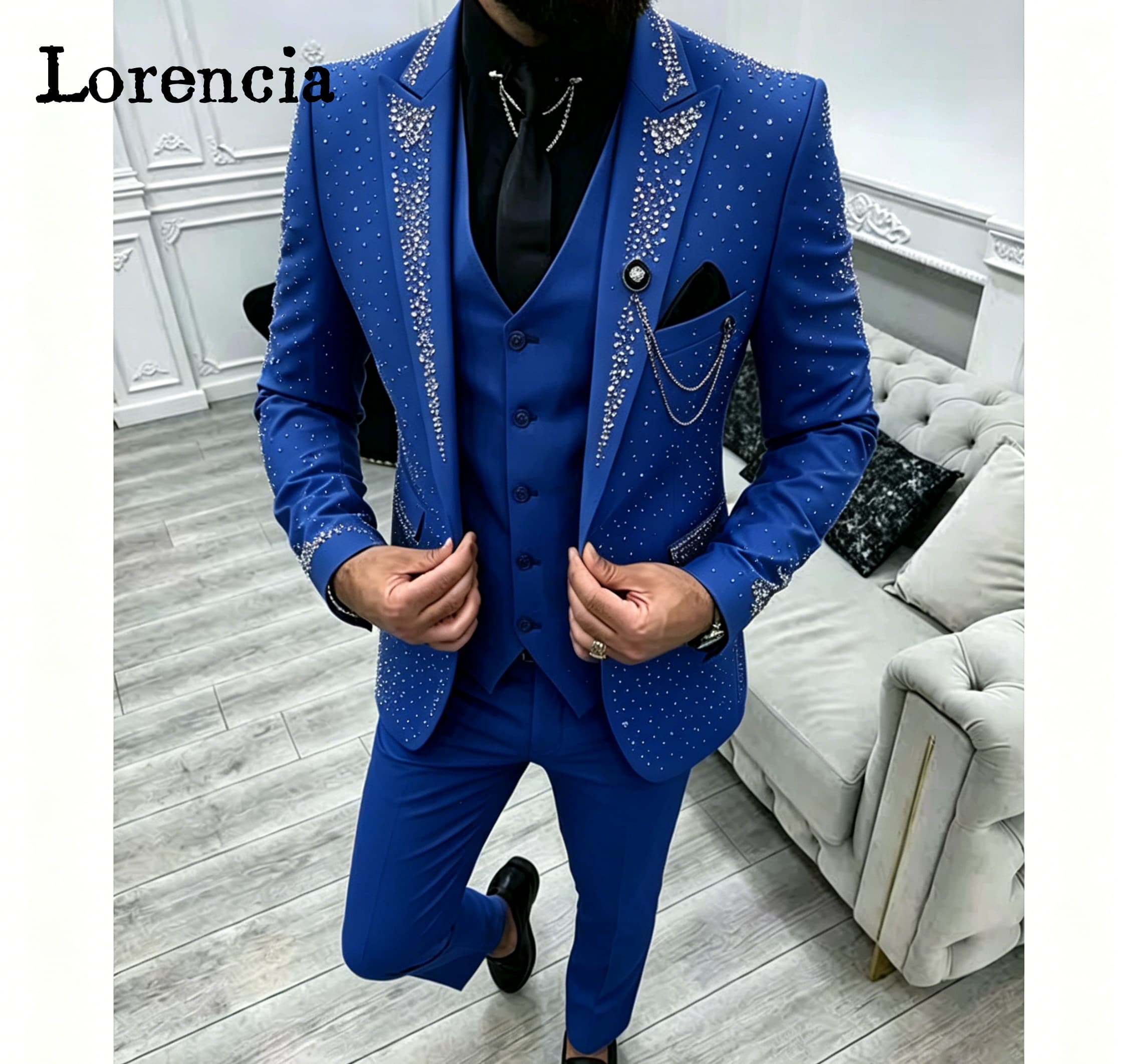 Luxuriöses 3-teiliges Herrenan – Men'S Formal Evening Wear Bewertung und Preis