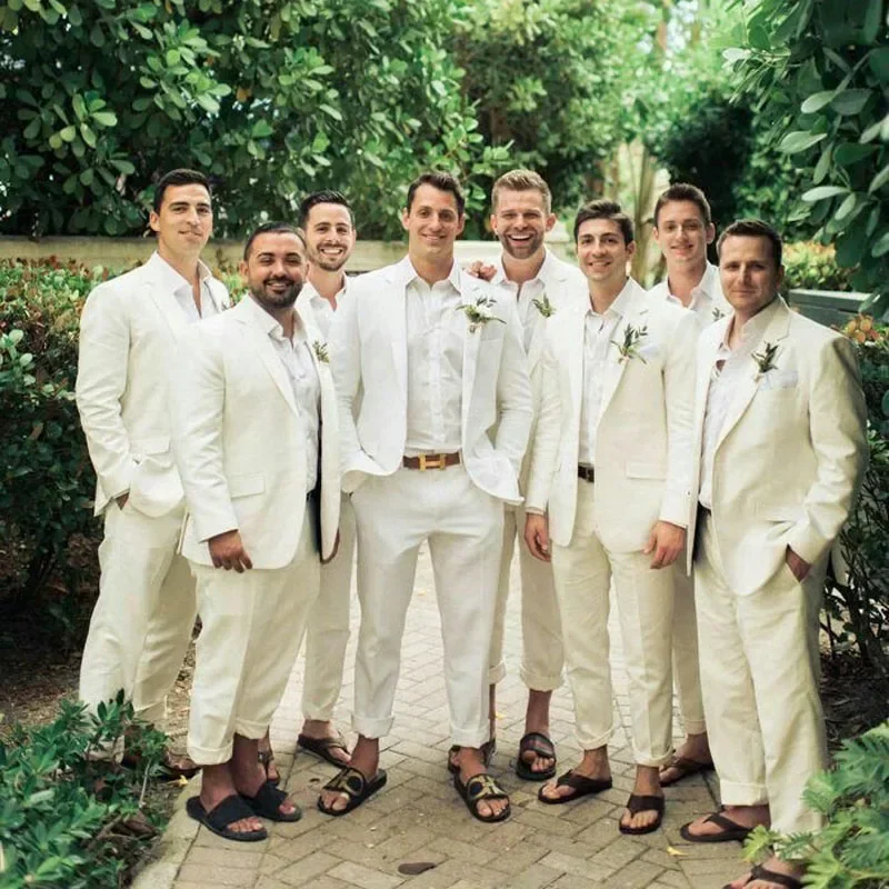 Leinen-Hochzeits-Smoking für H – Men Linen Formal Wear Bewertung und Preis