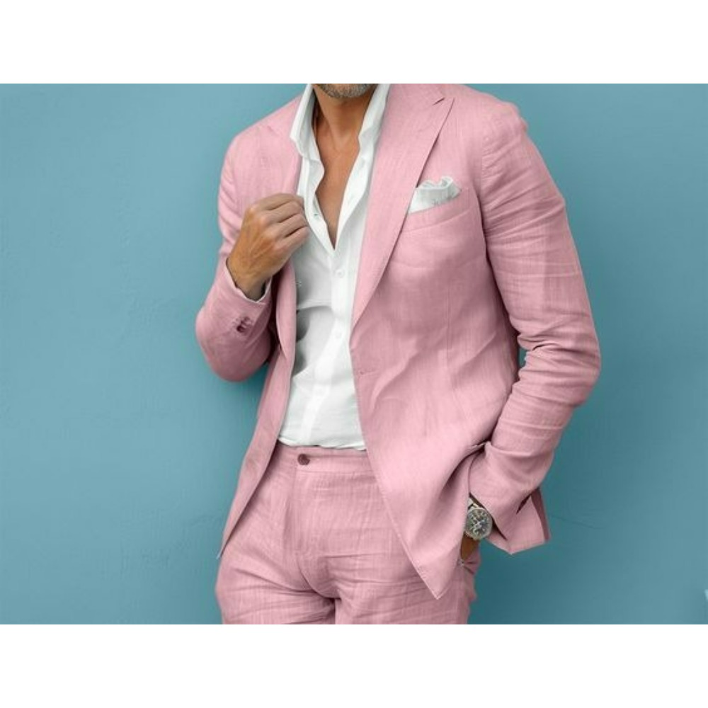 Leinen Hochzeitsanzüge für Her – Men Linen Formal Wear Bewertung und Preis