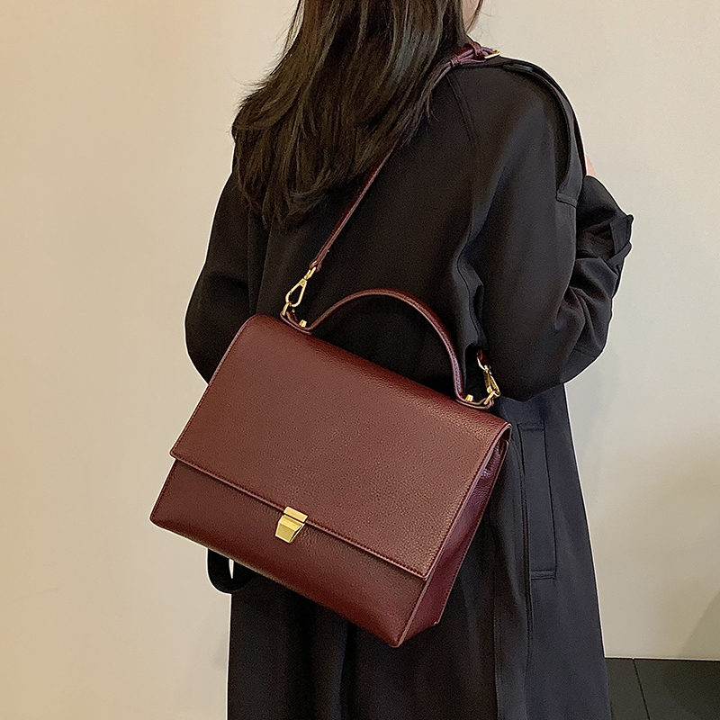 Strukturierte Frauen Pu Handta – Pocket Square Set Bewertung und Preis